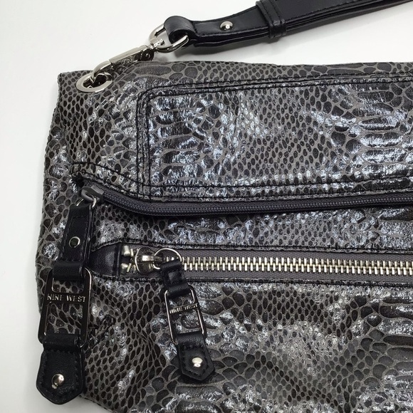 NINE West Animal Skin Print Clutch Purse Bag - Picture 2 of 13